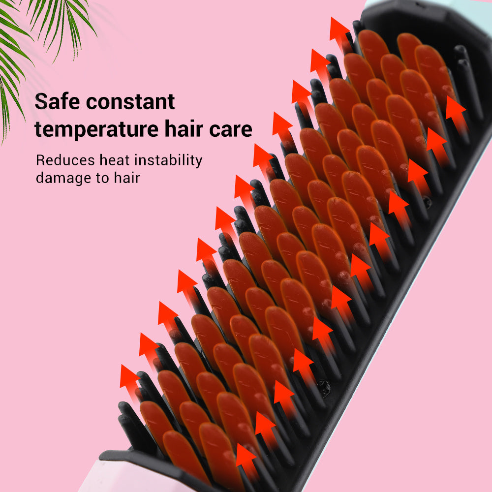 Wireless Hair Straightening Comb