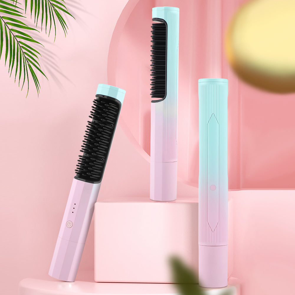 Wireless Hair Straightening Comb