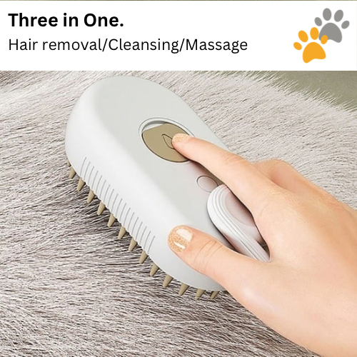 Three In One Pet Steam Brush