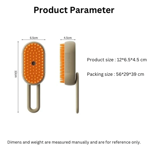 Three In One Pet Steam Brush
