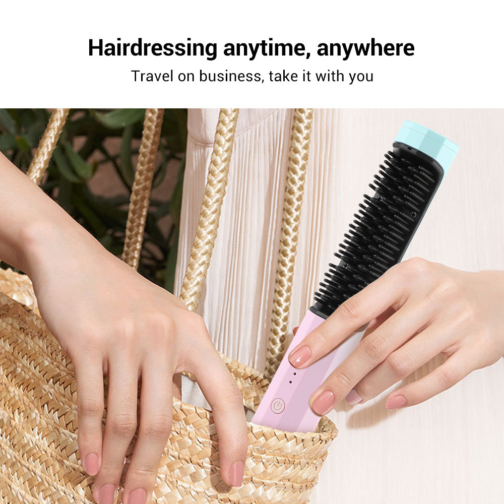 Wireless Hair Straightening Comb