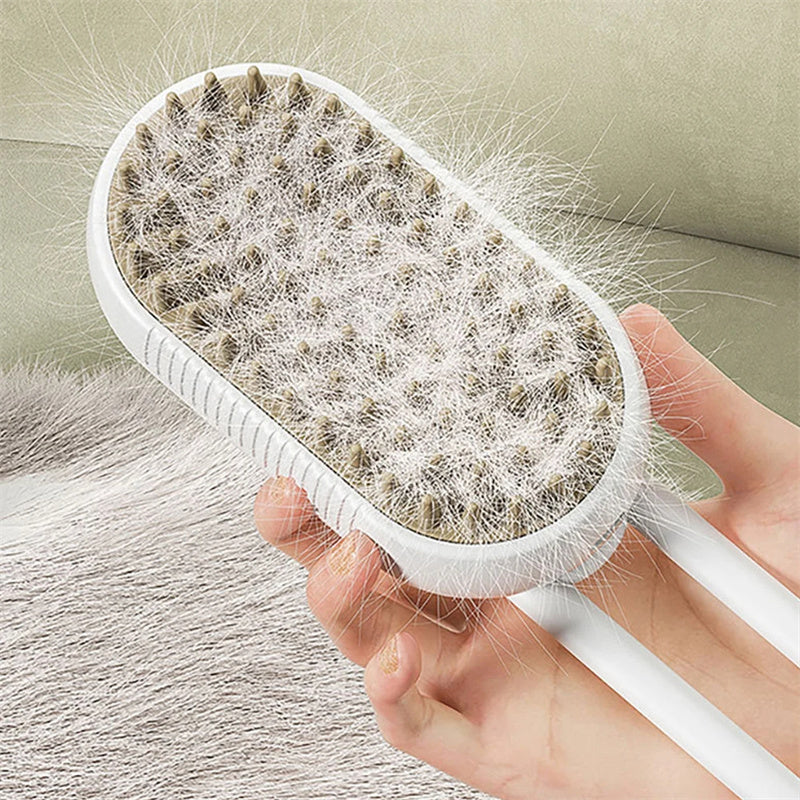Three In One Pet Steam Brush