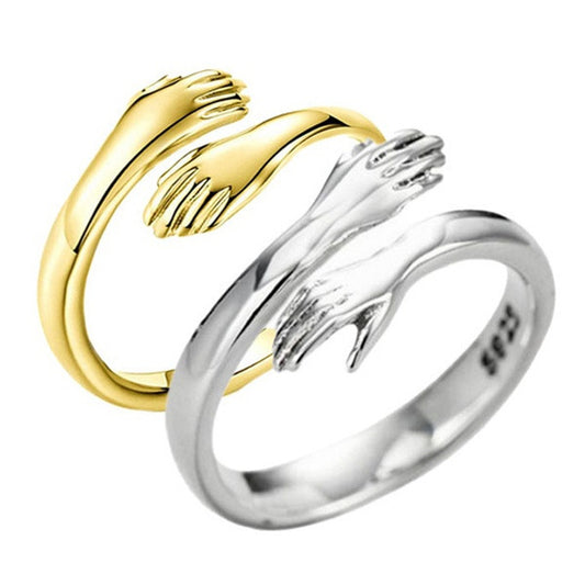 Hands Hug Ring