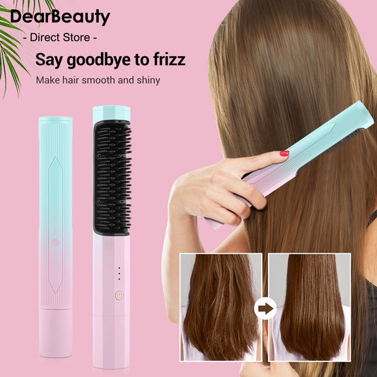 Wireless Hair Straightening Comb