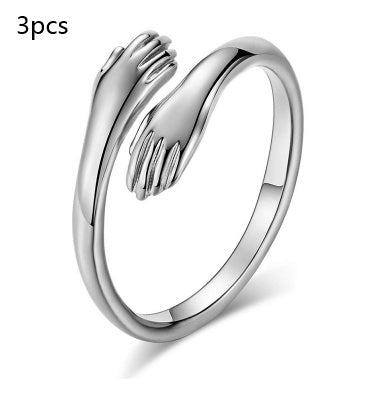 Hands Hug Ring